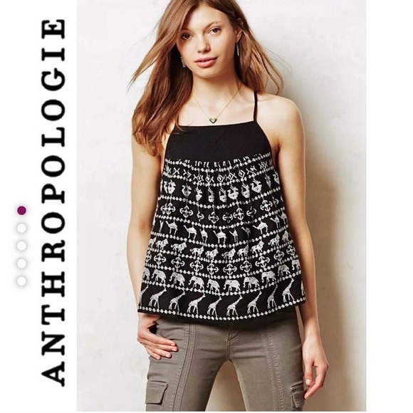 Anthropologie HD in Paris Savane Tank Top Small - Picture 1 of 7